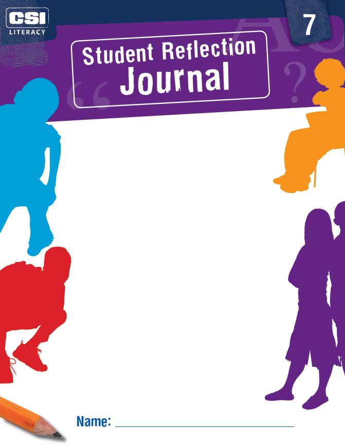 Student Reflection Journal (Blue CSI Literacy Kit)
